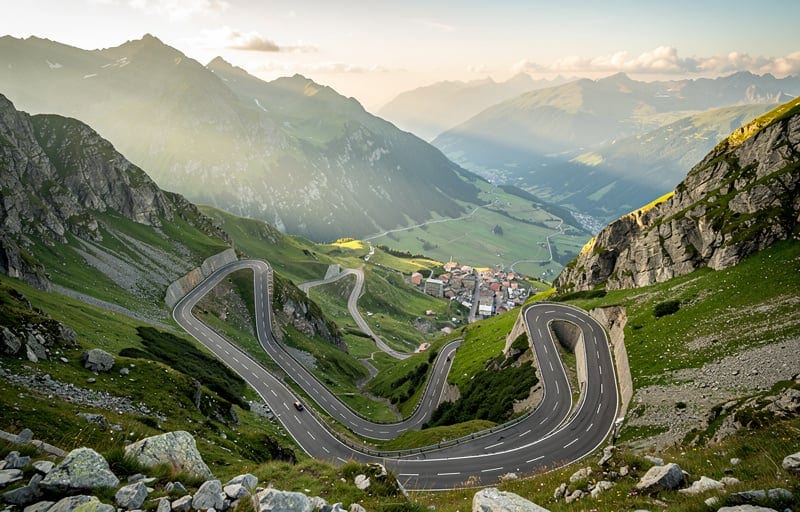 Conduire un camping-car sur les routes de cols : le vrai sujet